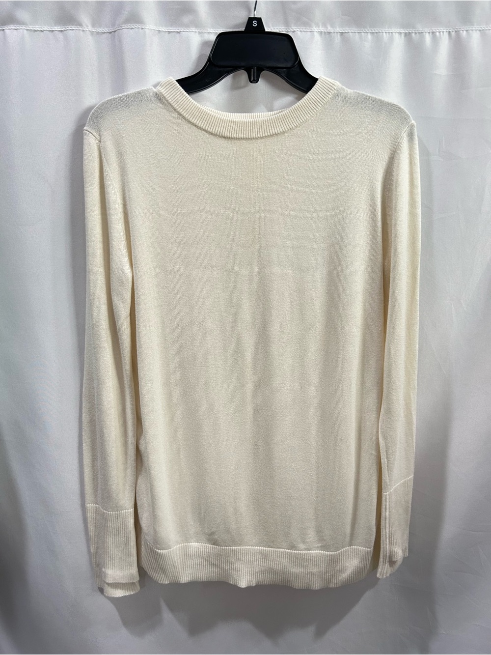 6 Lululemon Still at Ease ivory Angel Wing Cashmere blend sweater LN